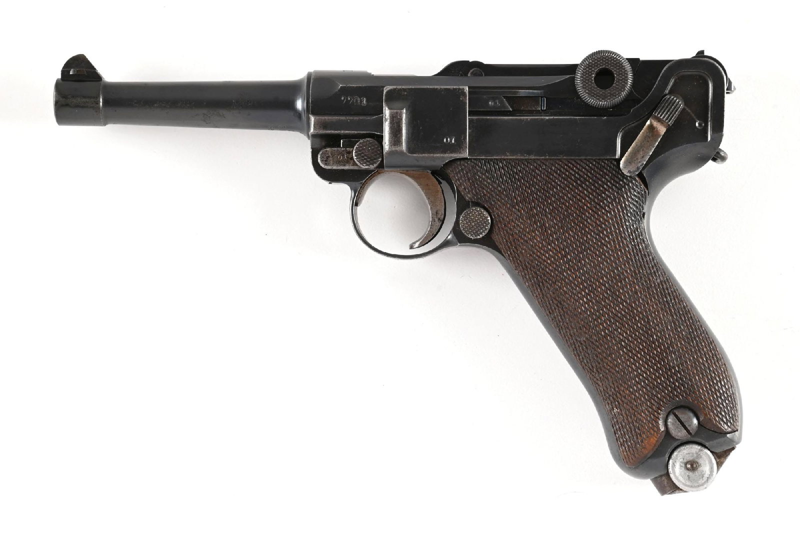 (C) DWM P.08 LUGER SEMI AUTOMATIC PISTOL (1913) (1 of 3)