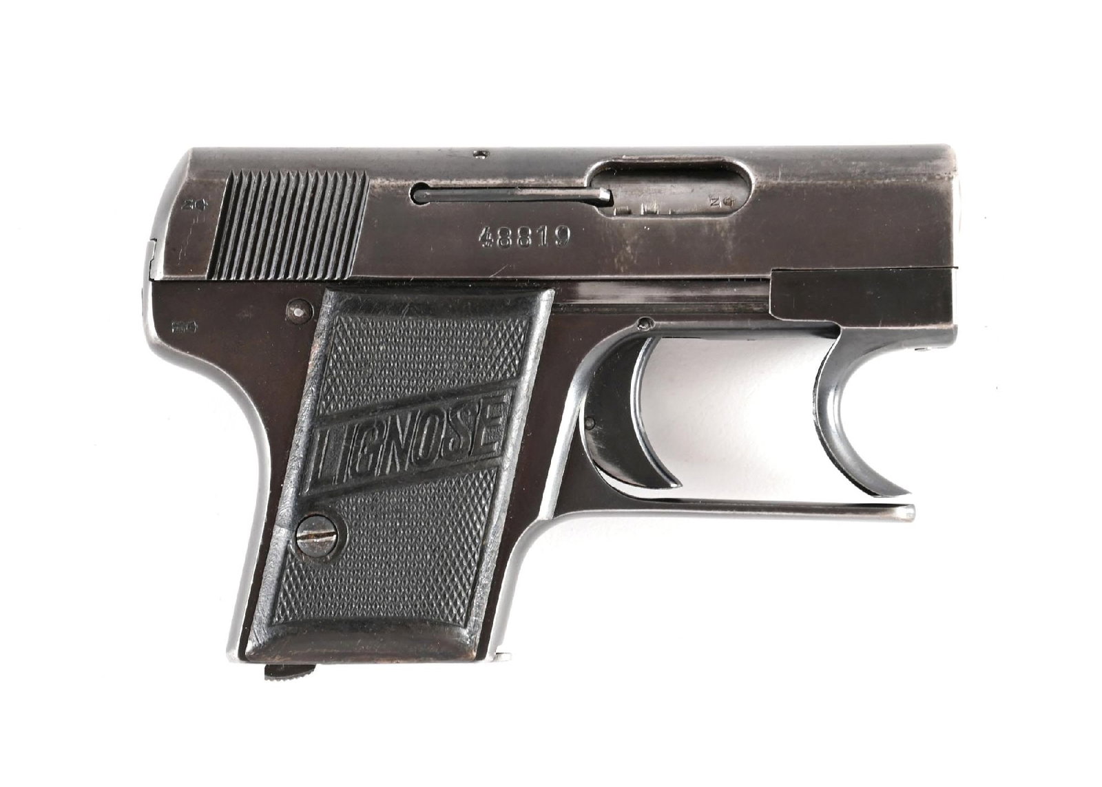 (C) LIGNOSE MODEL 2A EINHAND SEMI-AUTOMATIC POCKET PISTOL. - 2
