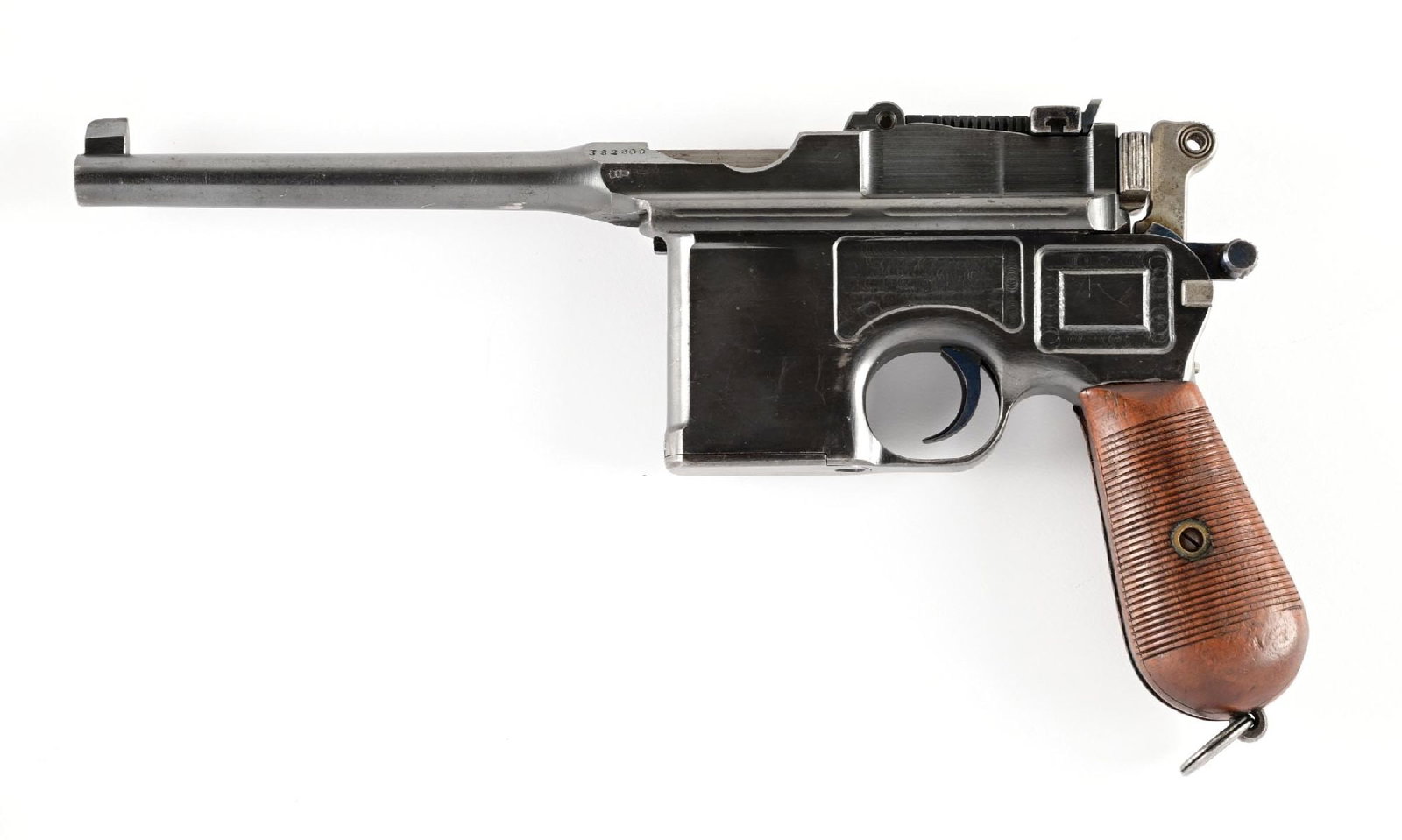 (C) COMMERCIAL MAUSER C96 BROOMHANDLE 7.63MM SEMI-AUTOMATIC PISTOL (1 of 2)
