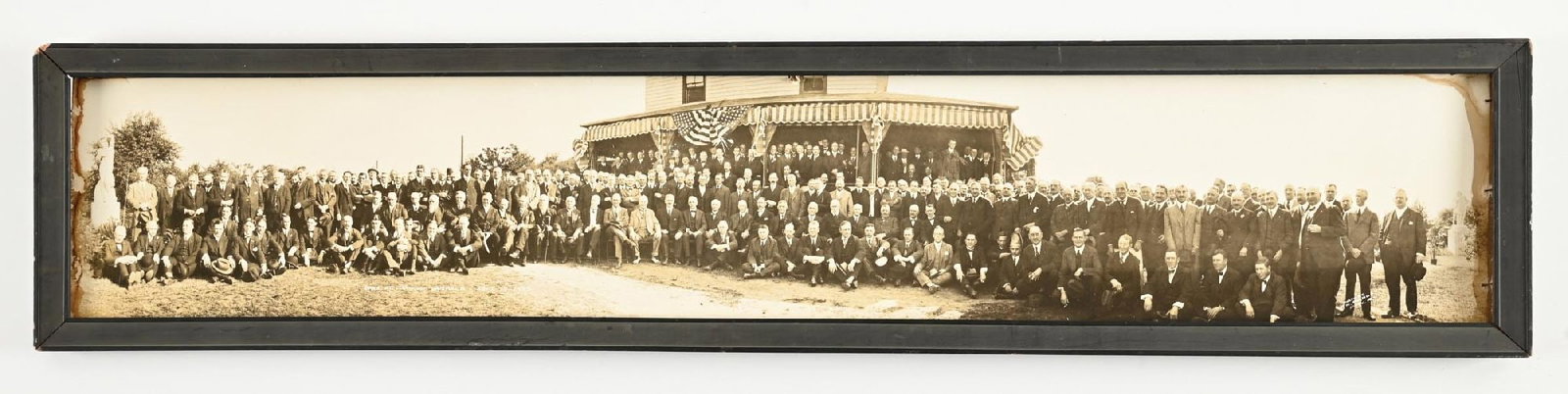 1917 COLT EMPLOYEE YARD LONG PANORAMIC PHOTOGRAPH (1 of 4)
