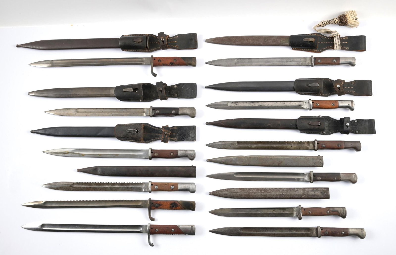 LOT OF 12: GERMAN S-14 BAYONETS. (1 of 1)