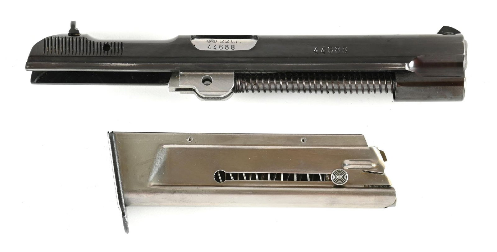EARLY AND RARE BOXED SIG P210 .22 LR FACTORY CONVERSION KIT. (1 of 3)