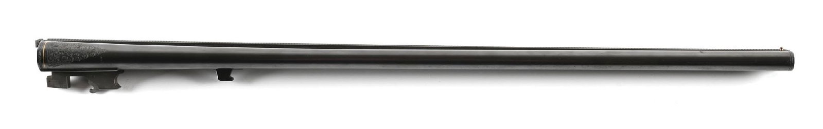 FACTORY ENGRAVED A-1 SPECIAL PARKER REPRODUCTIONS 20 GAUGE BARREL SET.: Produced for Winchester as a quality reproduction of the iconic Parker side by side in the 1980s. This barrel set is numbered "20-215" and has factory A-1 Special pattern tight scroll engraving at the