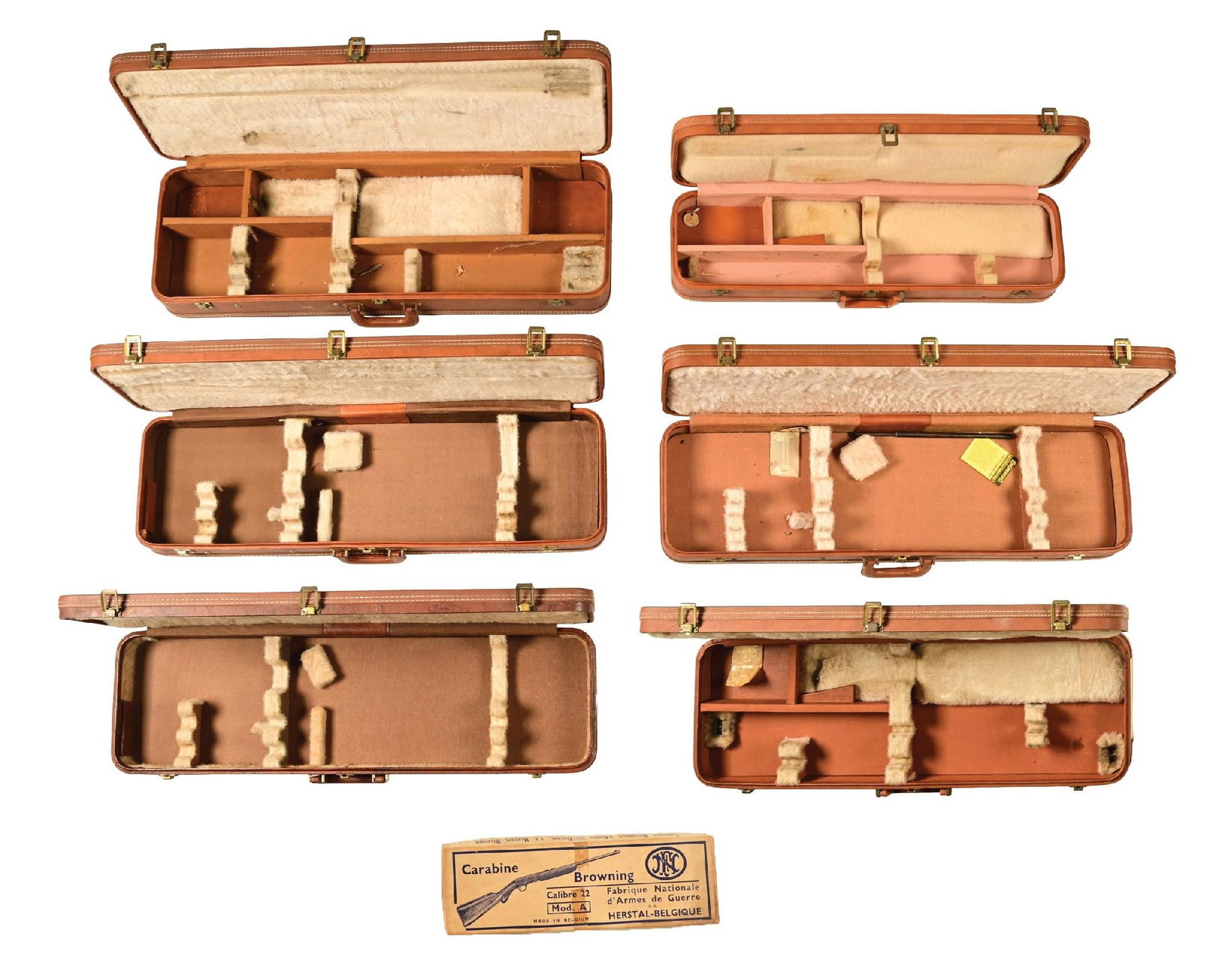 LOT OF 7: BROWNING SHOTGUN CASES AND BOX. (1 of 2)