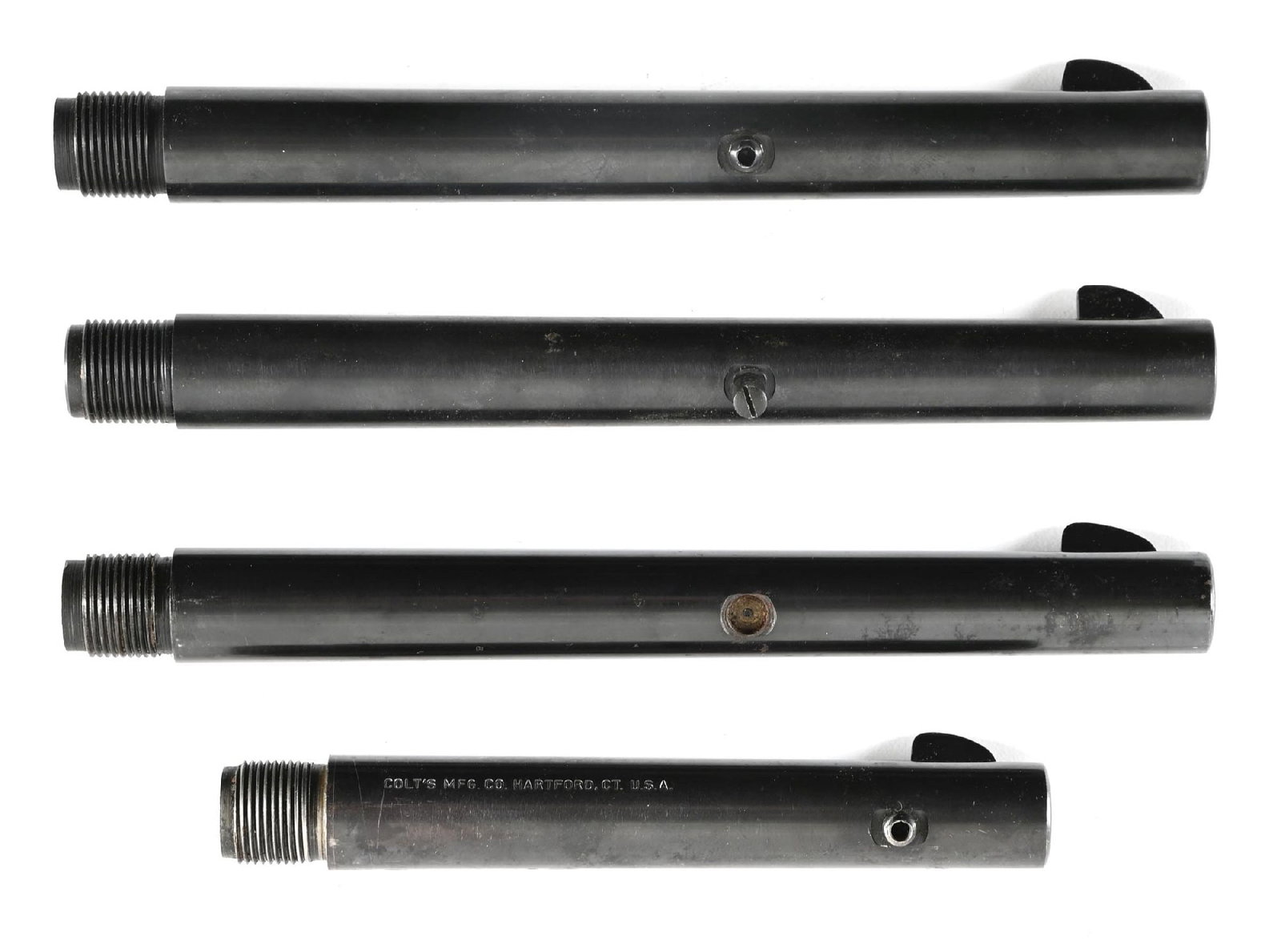 LOT OF 4: COLT SAA REVOLVER BARRELS. (1 of 2)
