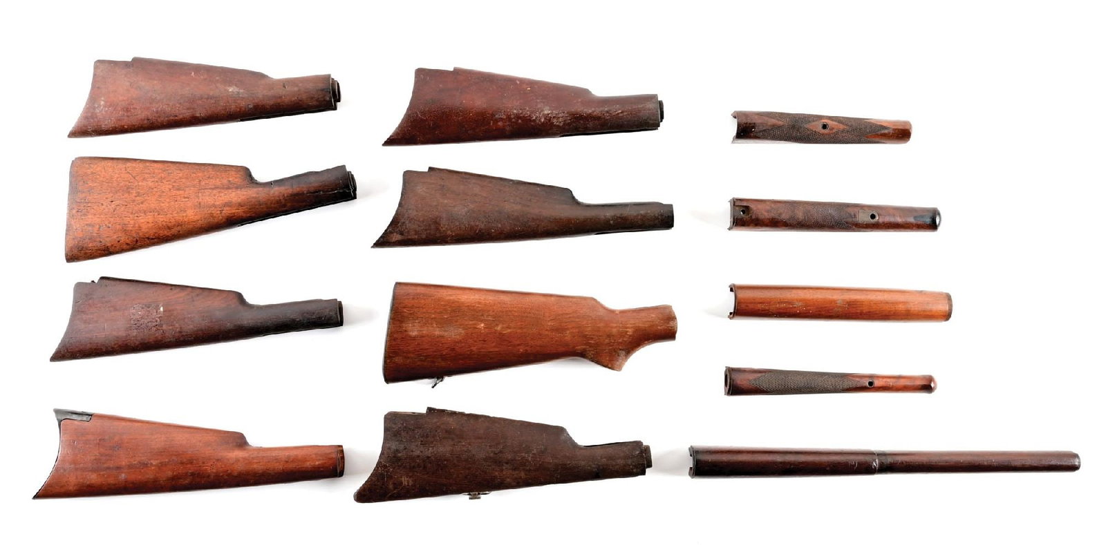 LOT OF (8) MISCELLANEOUS GUN STOCKS AND (5) FOREARMS (1 of 1)