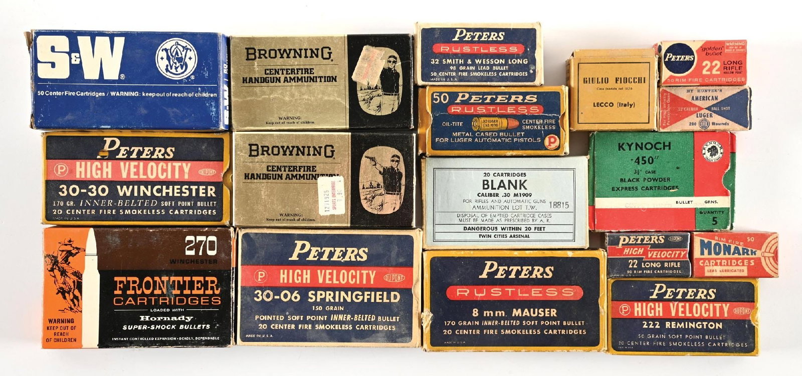 LOT OF BOXED AMMUNITION. (1 of 1)