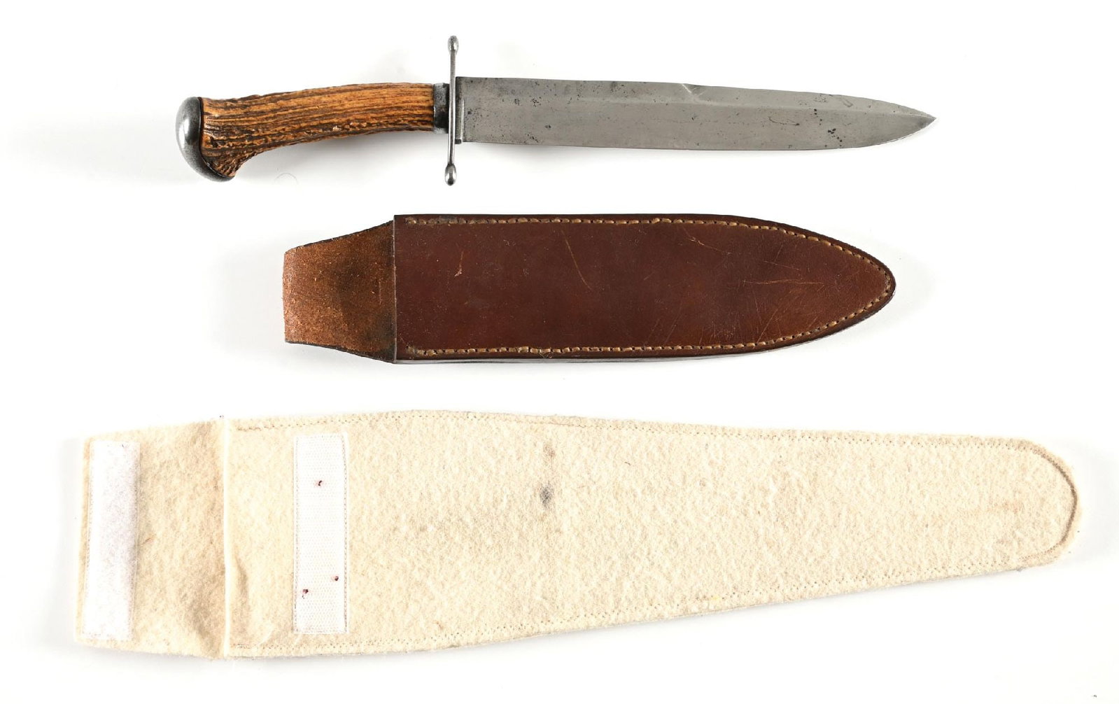 19TH CENTURY ARNACHELLUM OF SALEM BOWIE KNIFE. (1 of 2)