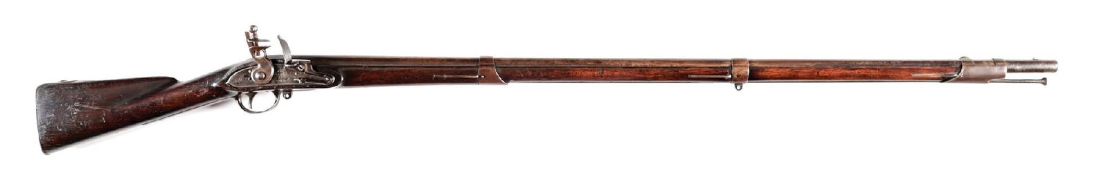 (A) US SPRINGFIELD MODEL 1795 TYPE III FLINTLOCK MUSKET. (1 of 5)