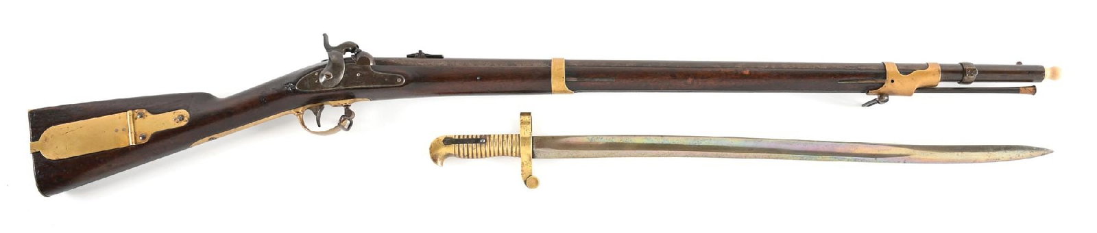 (A) US MODEL 1841 WHITNEY CONTRACT PERCUSSION MISSISSIPPI RIFLE. (1 of 2)