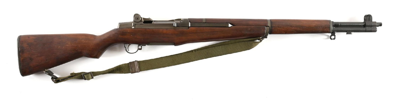 (C) US SPRINGFIELD ARMORY M1 GARAND SEMI-AUTOMATIC RIFLE. (1 of 3)