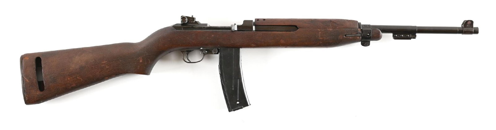 (C) INLAND M1 SEMI-AUTOMATIC CARBINE.: Manufactured in the 3rd block of Inland production between January and August of 1944. The Inland barrel is dated "3 44". Fitted with an "R" marked milled front sight and "PI" adjustable rear. Interna