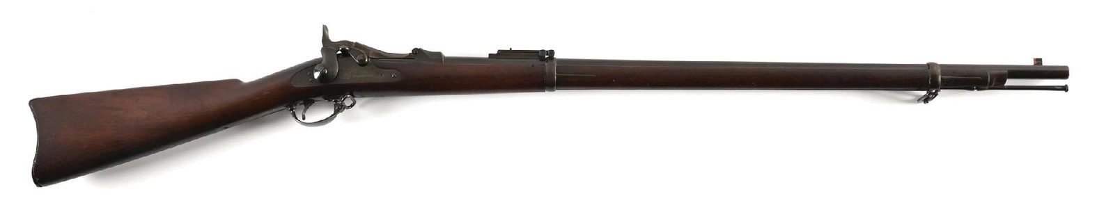 (A) US SPRINGFIELD MODEL 1884 TRAPDOOR RIFLE. (1 of 2)