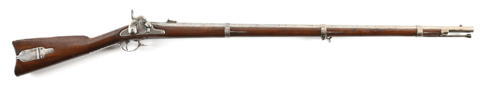 (A) US SPRINGFIELD MODEL 1855 PERCUSSION RIFLED MUSKET. (1 of 2)