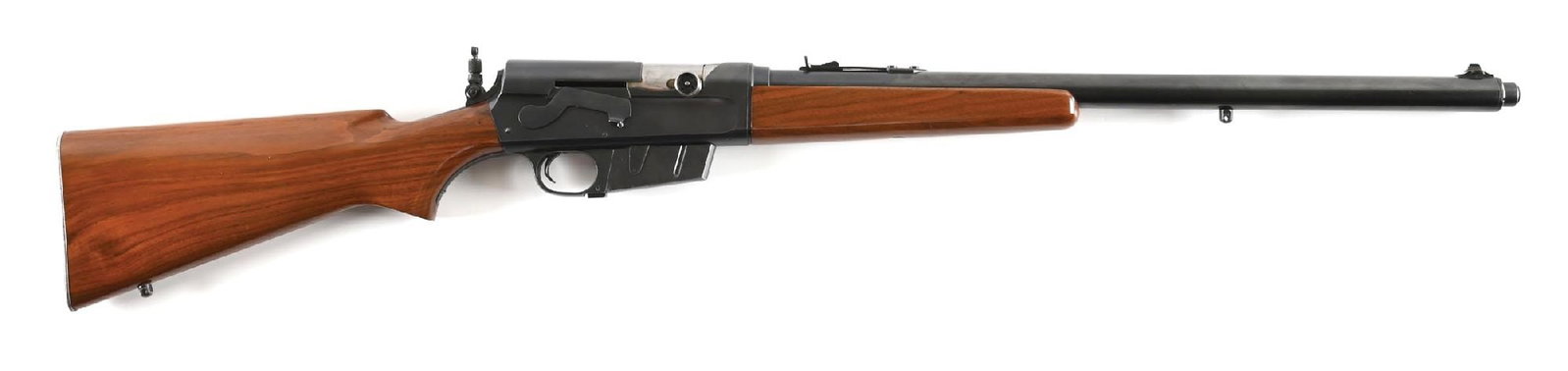 (C) FINE REMINGTON MODEL 81 WOODSMASTER .35 REMINGTON SEMI-AUTOMATIC RIFLE. (1 of 2)