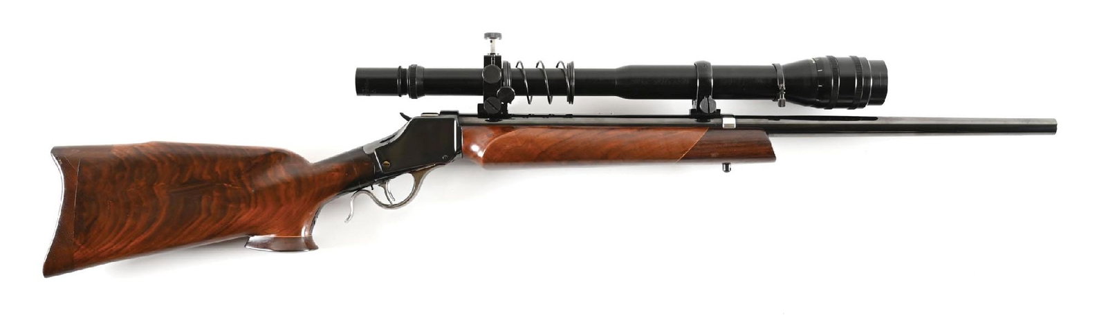 (C) CUSTOM 1885 HIGH WALL SINGLE SHOT FALLING BLOCK RIFLE. (1 of 2)
