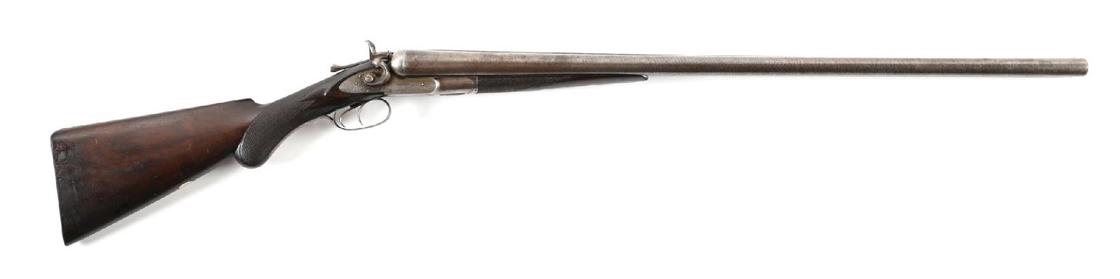 (A) COLT MODEL 1878 10 GAUGE SIDE BY SIDE SHOTGUN. (1 of 2)