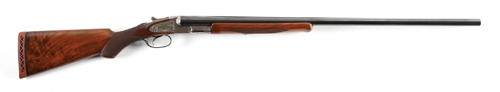 (C) L.C. SMITH SPECIALTY GRADE SIDE BY SIDE 12 GAUGE SHOTGUN. (1 of 2)