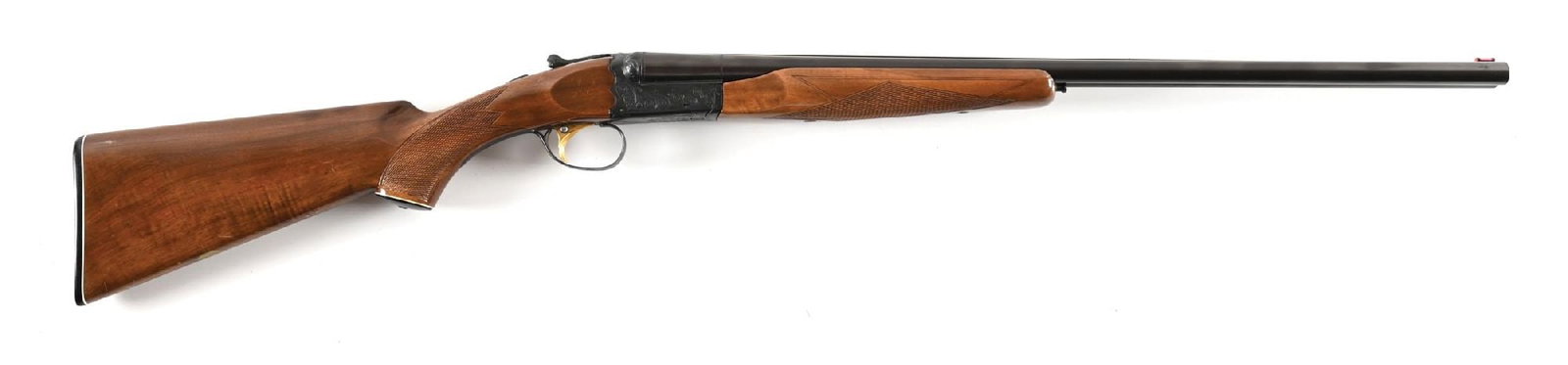 (M) ITHACA MODEL 200E SIDE BY SIDE 20 BORE SHOTGUN BY SKB. (1 of 2)