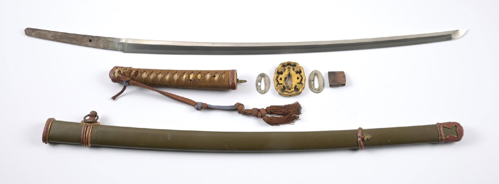 EARLY MANTETSU RAILWAY KATANA (1 of 4)