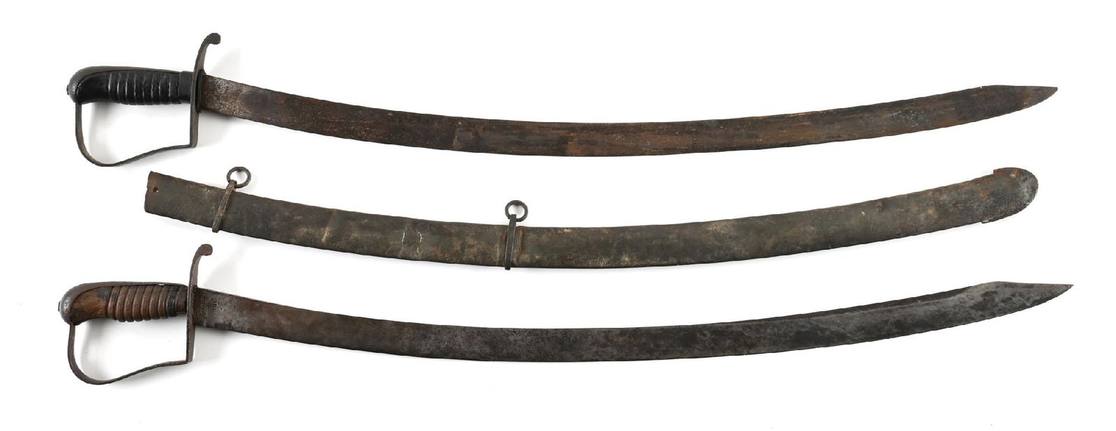 LOT OF 2: US STARR 1812-1813 CONTRACT SABERS. (1 of 2)
