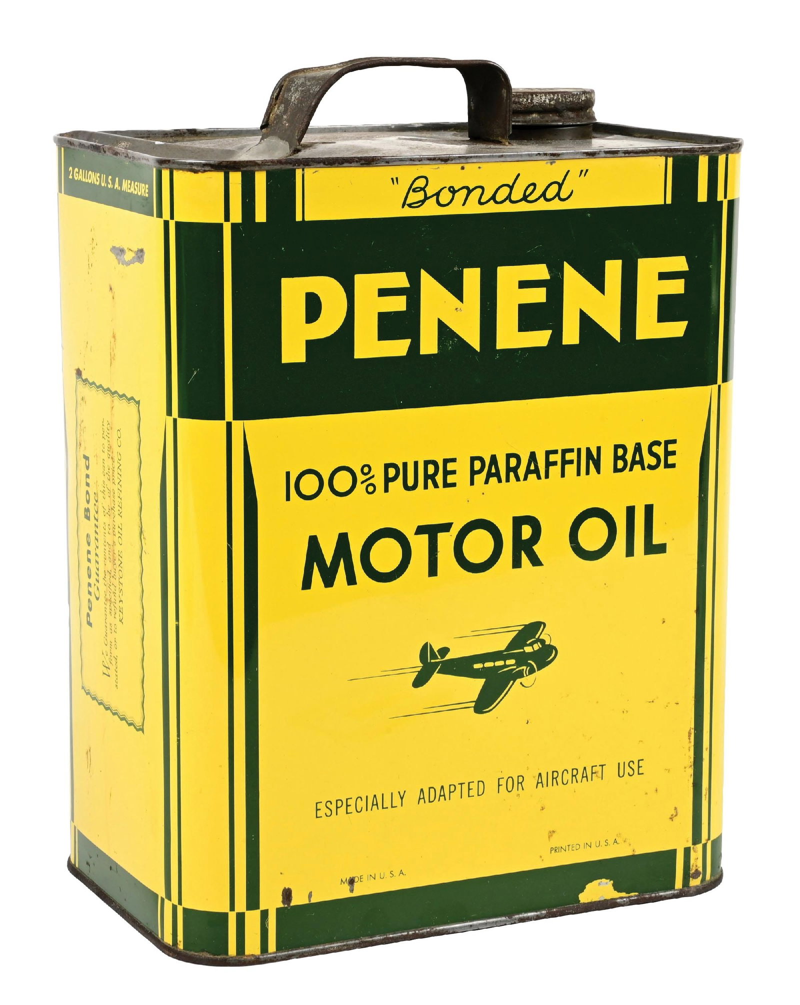 PENENE MOTOR OIL TWO GALLON CAN (1 of 4)