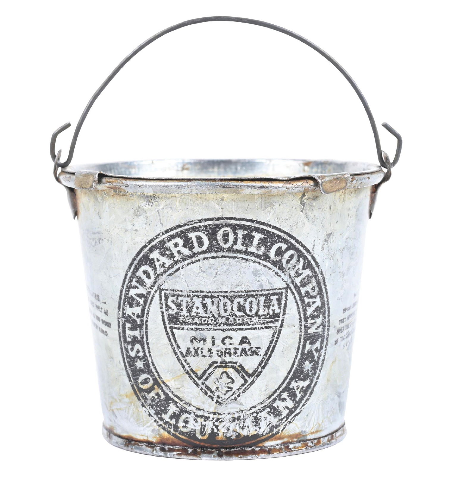 RARE STANOCOLA AXLE GREASE SAMPLE BUCKET CAN (1 of 5)