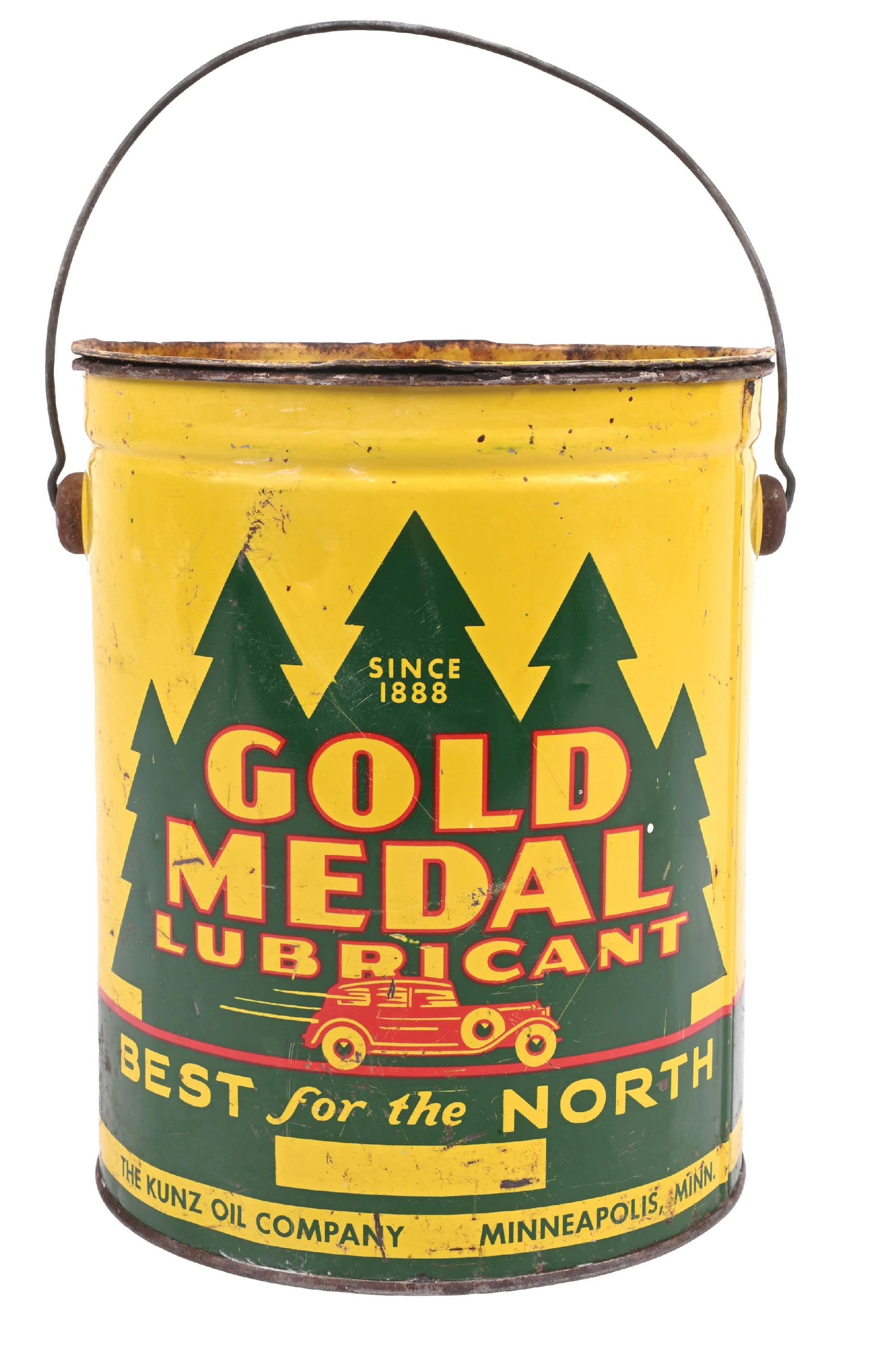 KUNZ GOLD MEDAL LUBRICANT 10 POUND GREASE CAN (1 of 4)
