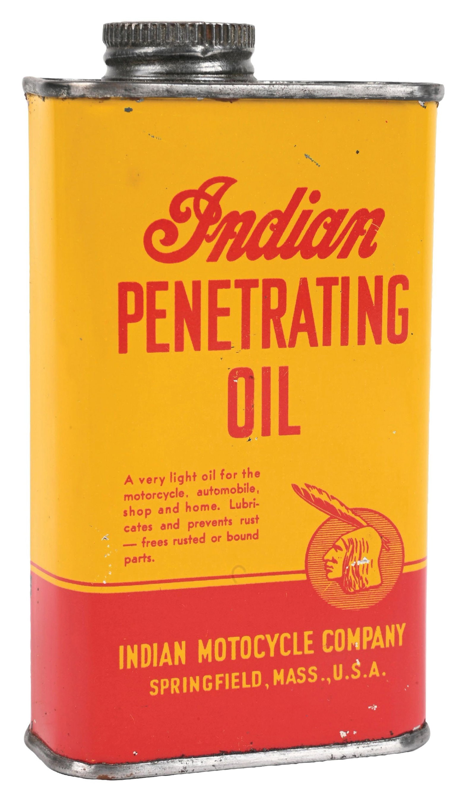 INDIAN MOTORCYCLES PENETRATING OIL HALF PINT CAN (1 of 4)