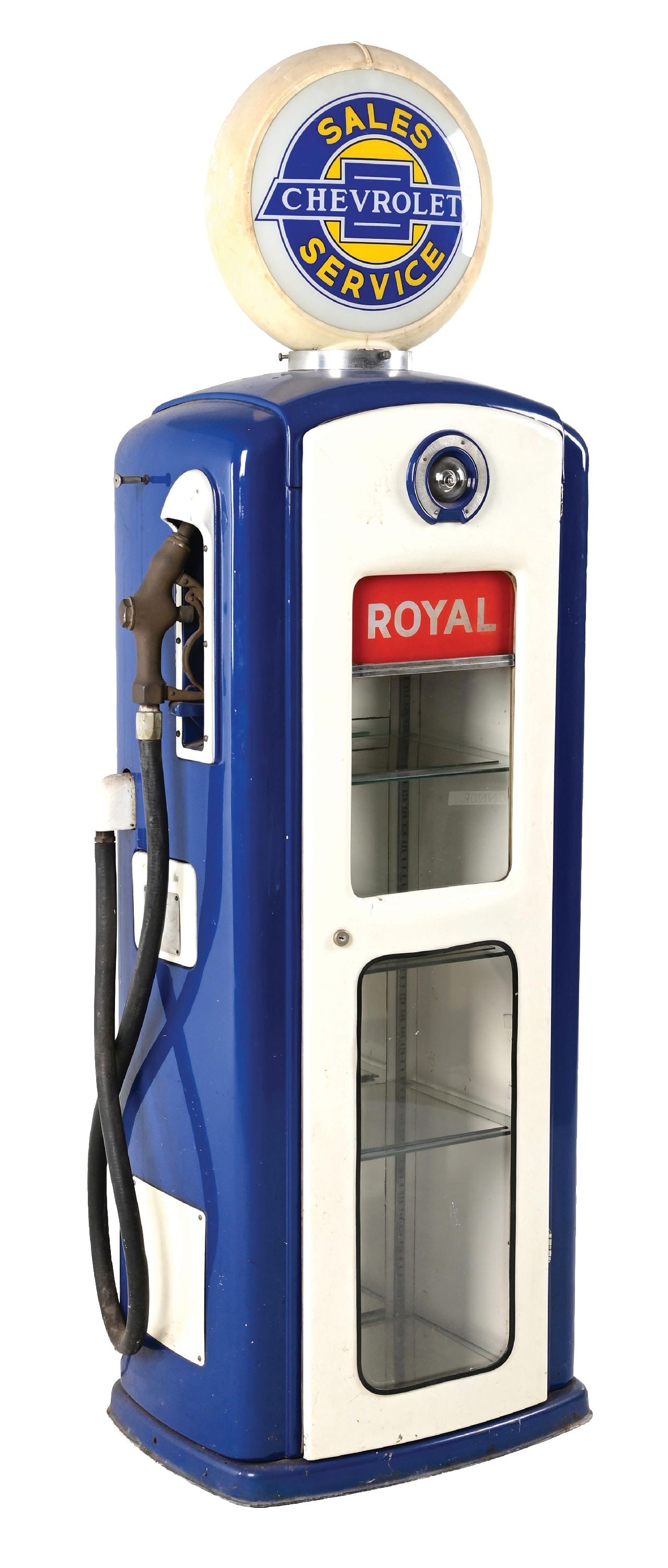 BENNETT GAS PUMP WITH DISPLAY CABINET (1 of 6)