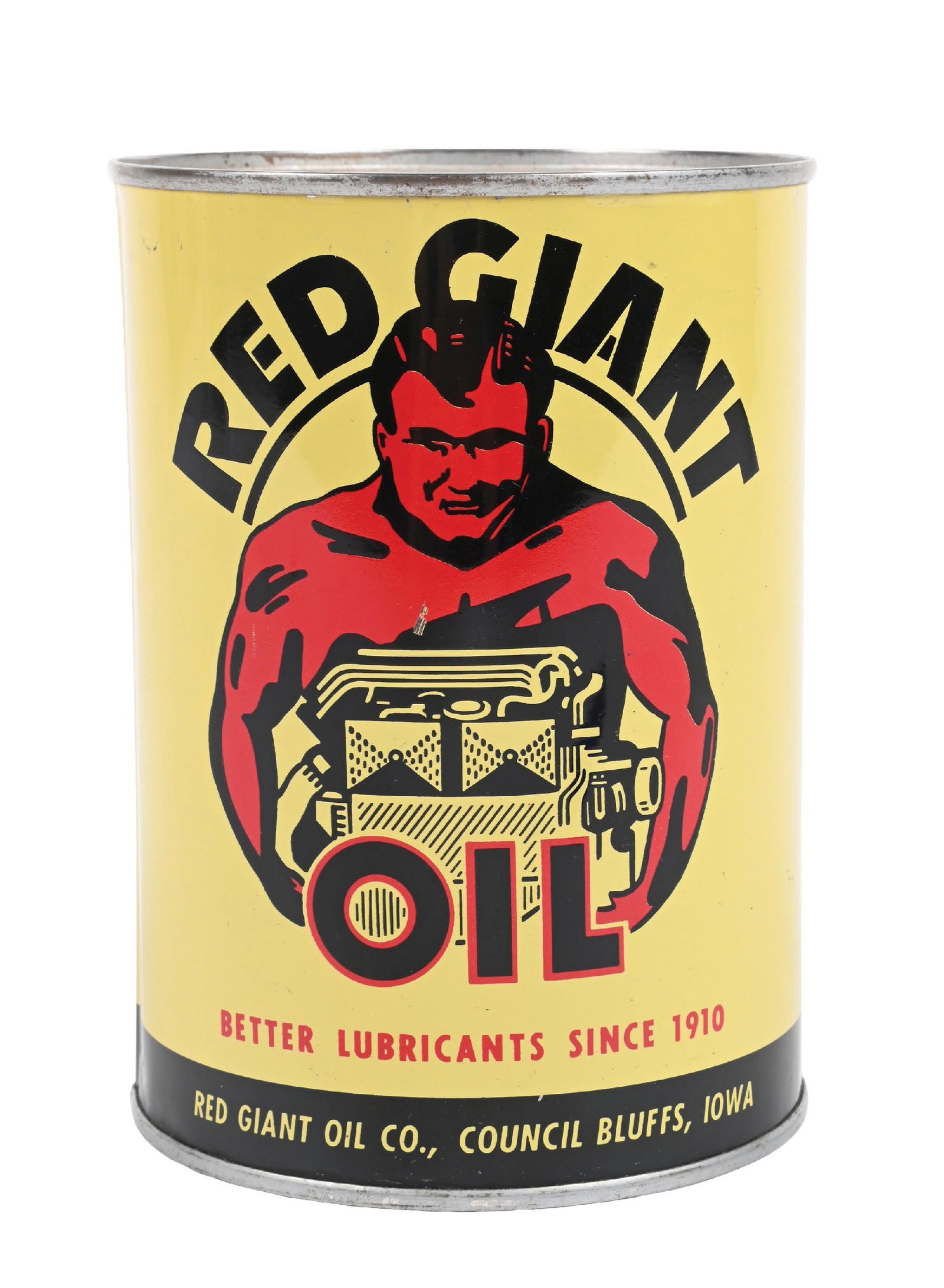 RED GIANT MOTOR OILS ONE QUART CAN (1 of 6)