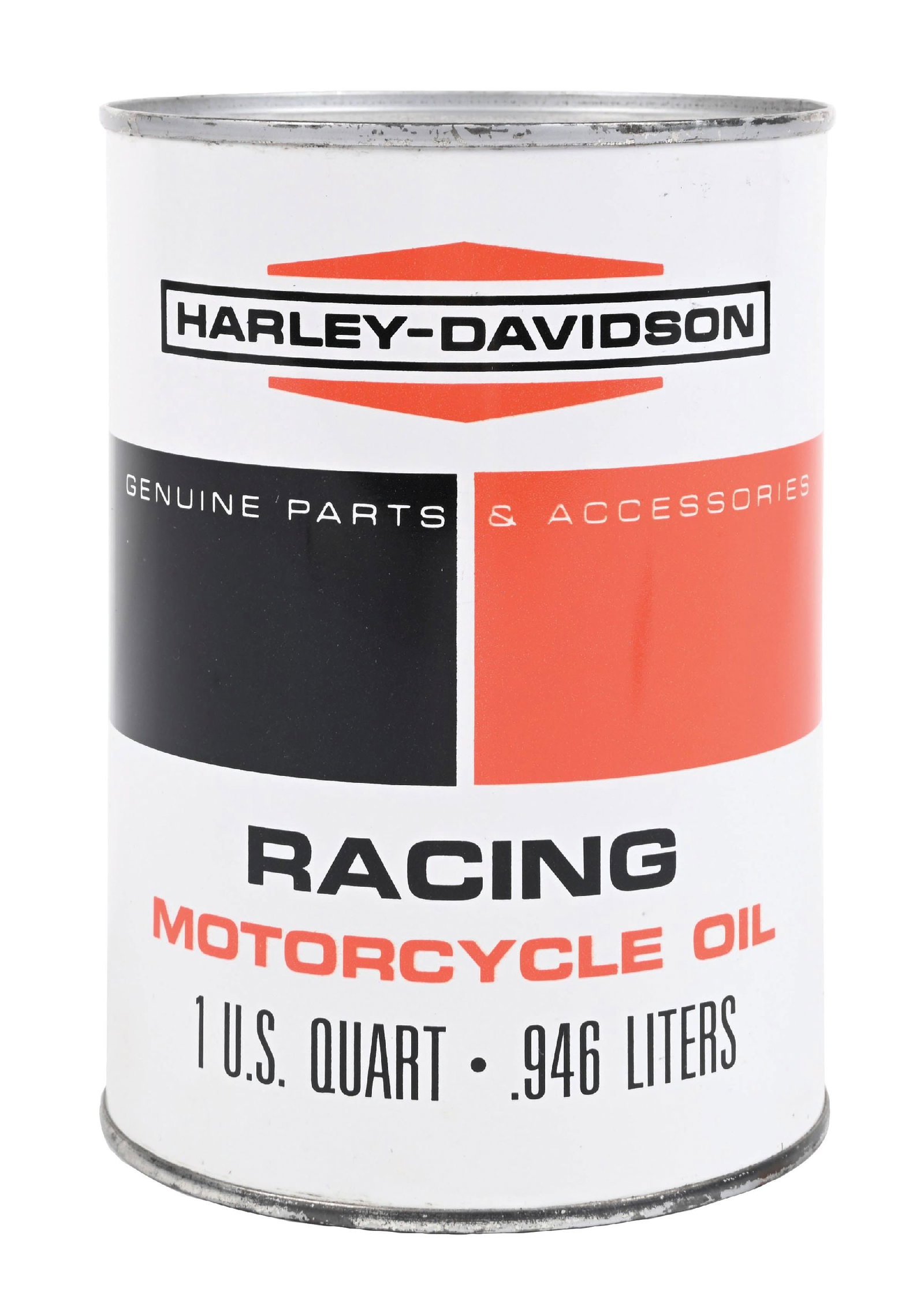 HARLEY-DAVIDSON RACING MOTORCYCLE OIL ONE QUART CAN (1 of 6)