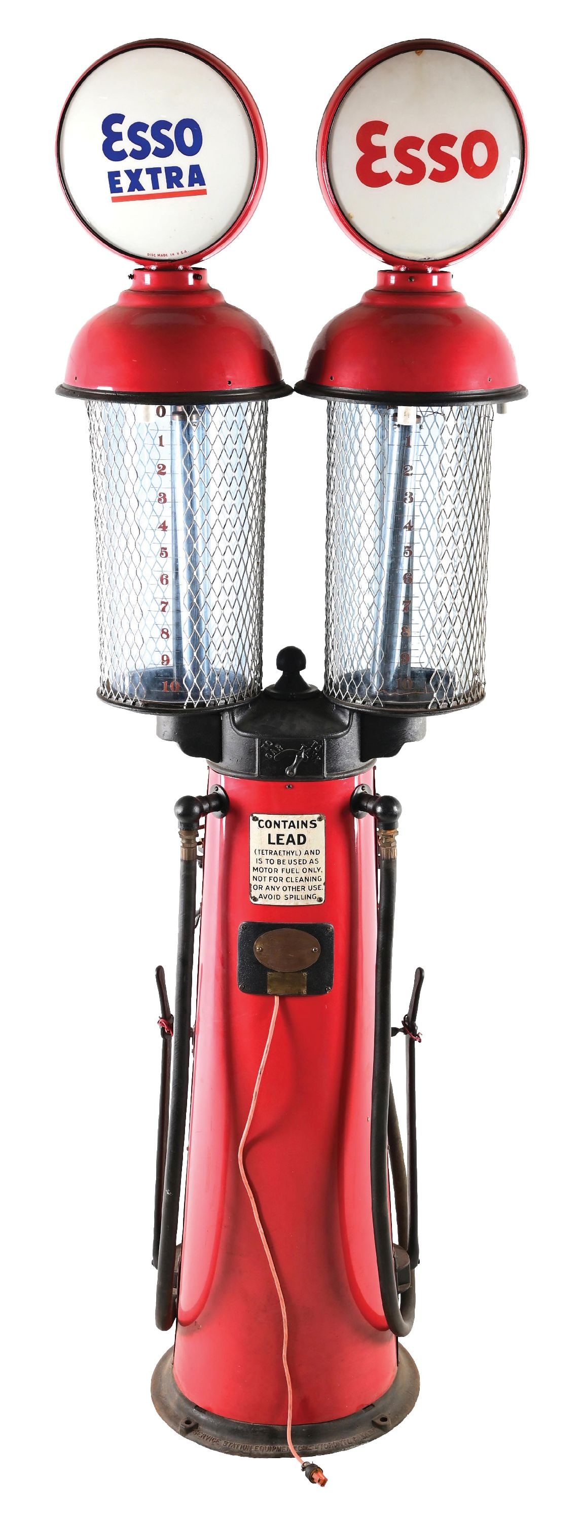 CLEARVISION MODEL #702 DUPLEX VISIBLE GAS PUMP (1 of 6)