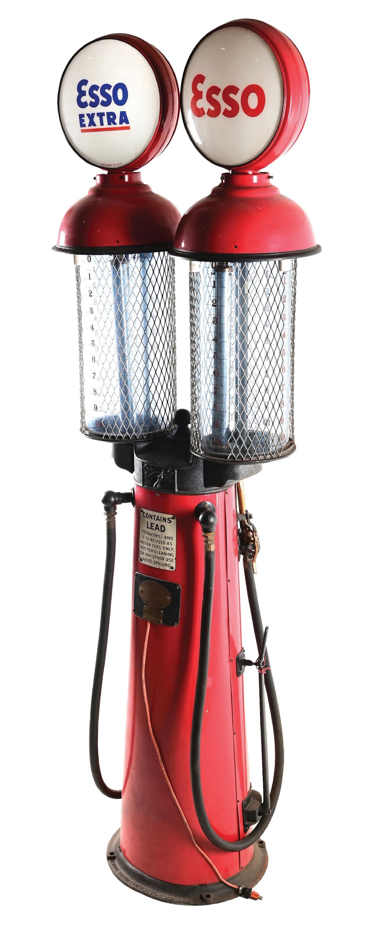 CLEARVISION MODEL #702 DUPLEX VISIBLE GAS PUMP - 4