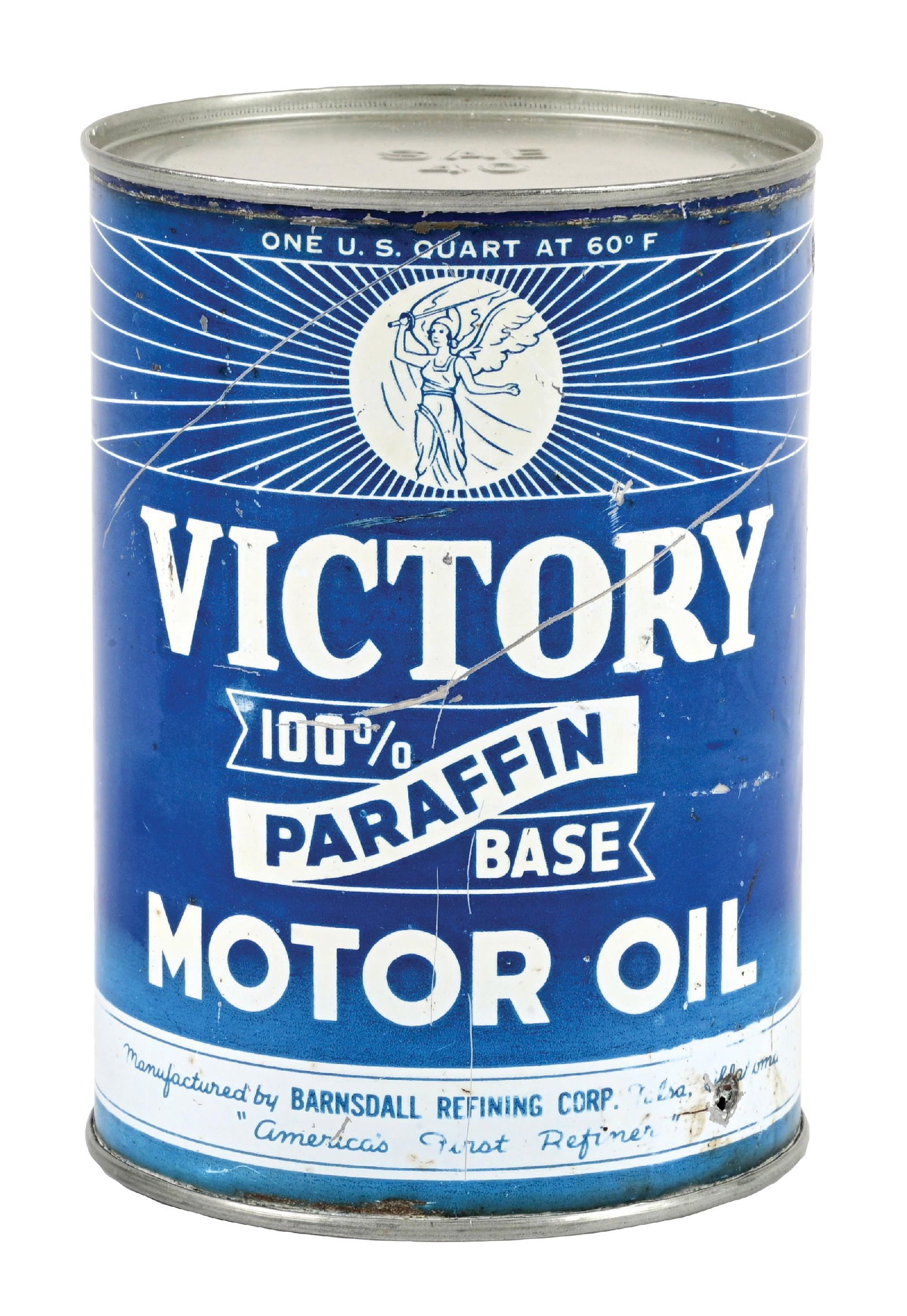 VICTORY MOTOR OIL ONE QUART CAN (1 of 6)