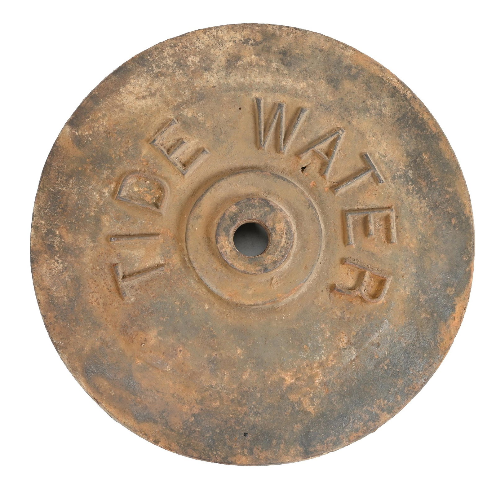 TIDEWATER OIL COMPANY CAST IRON BASE (1 of 3)