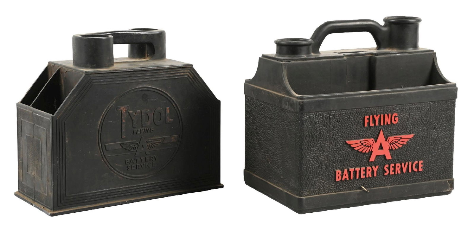 COLLECTION OF 2 TYDOL FLYING A BATTERY SERVICE TOTES (1 of 4)