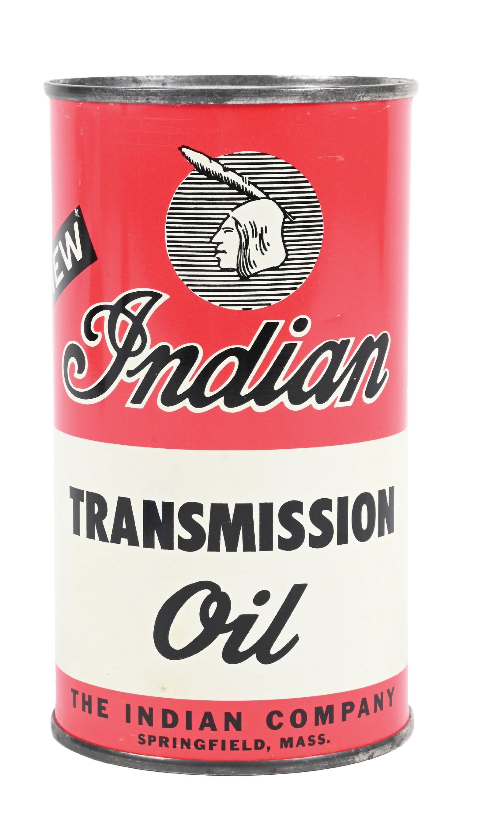 NEW INDIAN MOTORCYCLE TRANSMISSION OIL ONE PINT CAN (1 of 6)