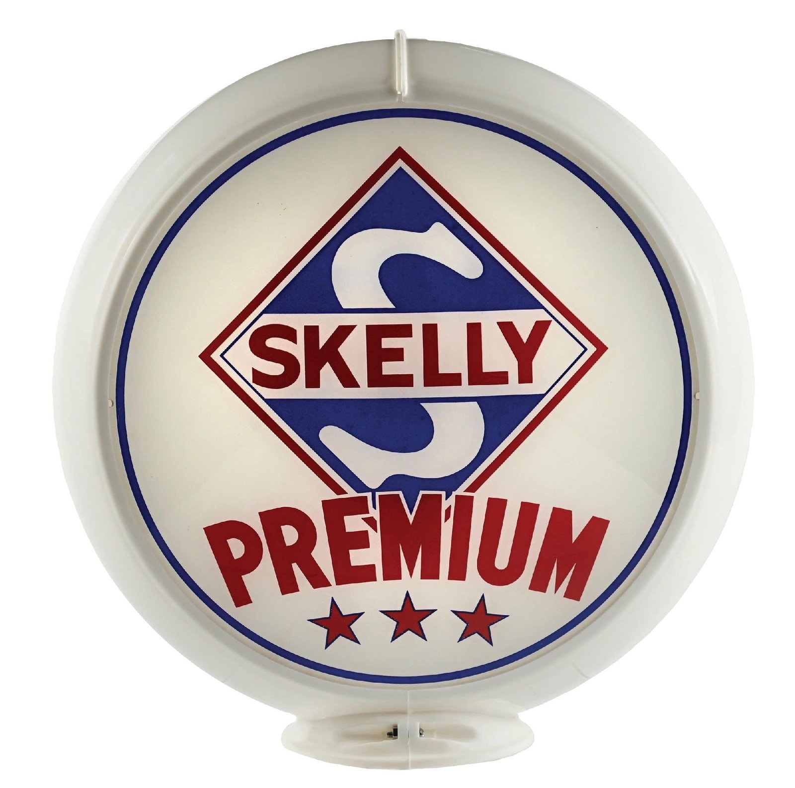 SKELLY PREMIUM GASOLINE COMPLETE 13.5" GLOBE (1 of 4)