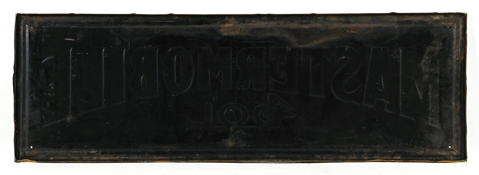 MASTERMOBILE EMBOSSED TIN SIGN - 3
