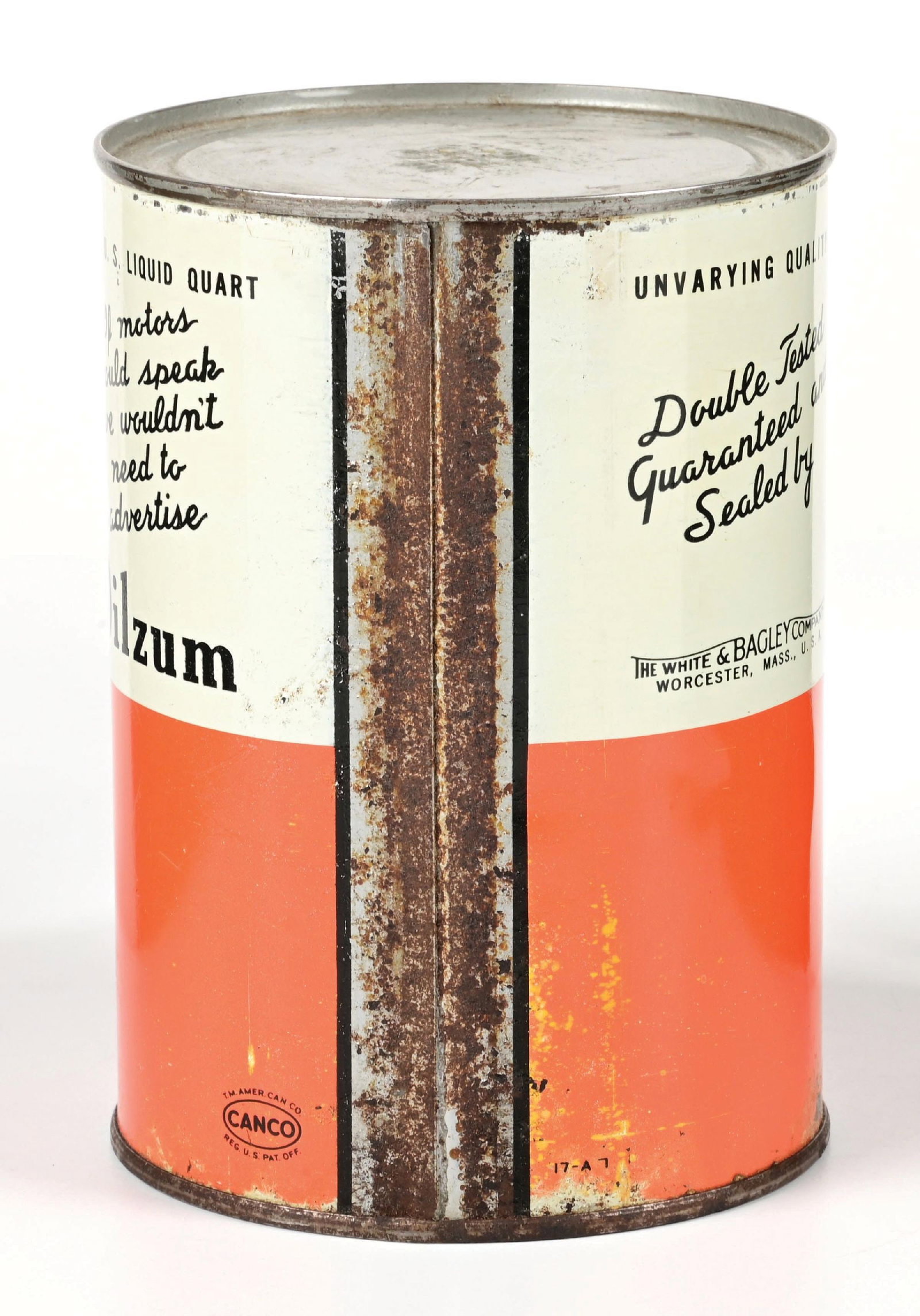 OILZUM MOTOR OIL ONE QUART CAN - 3