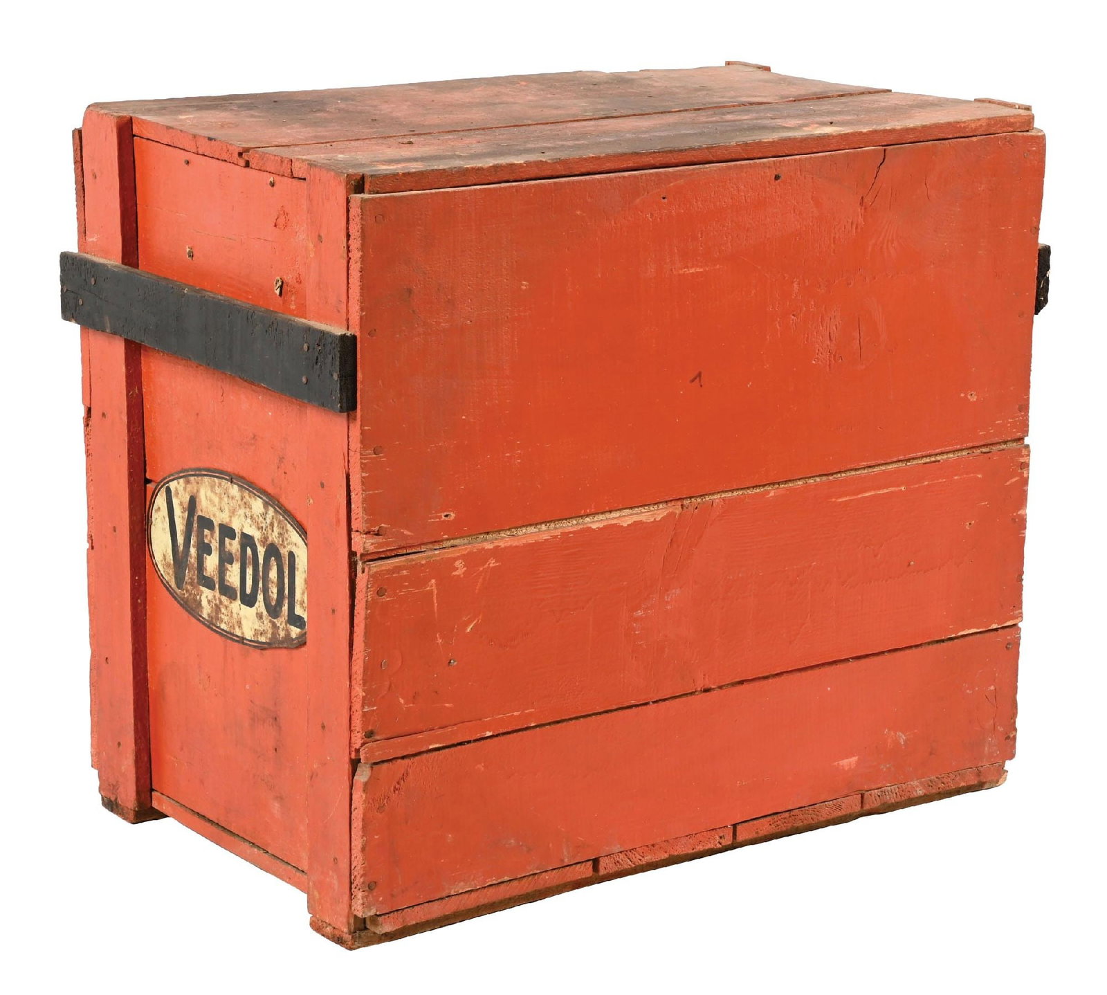 VEEDOL MOTOR OIL WOODEN SHIPPING CRATE (1 of 4)