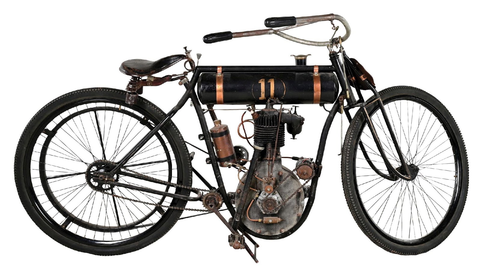 UNKNOWN MANUFACTURING EARLY 1900S BOARD TRACK RACER MOTORCYCLE (1 of 12)