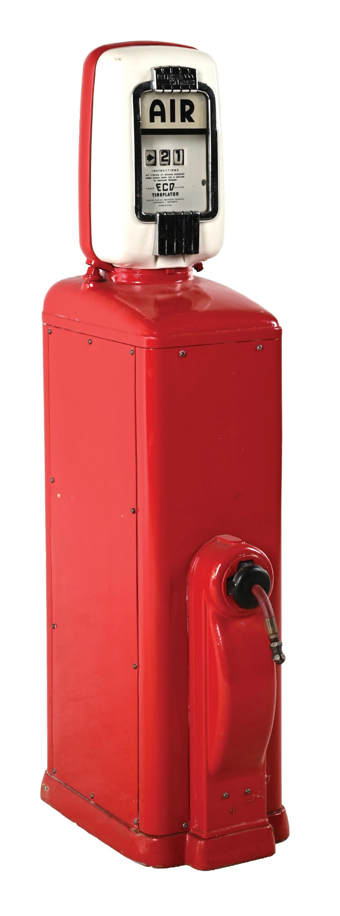 ECO TIREFLATOR MODEL 93 AIR PUMP W/ HOSE RETACTOR (1 of 5)
