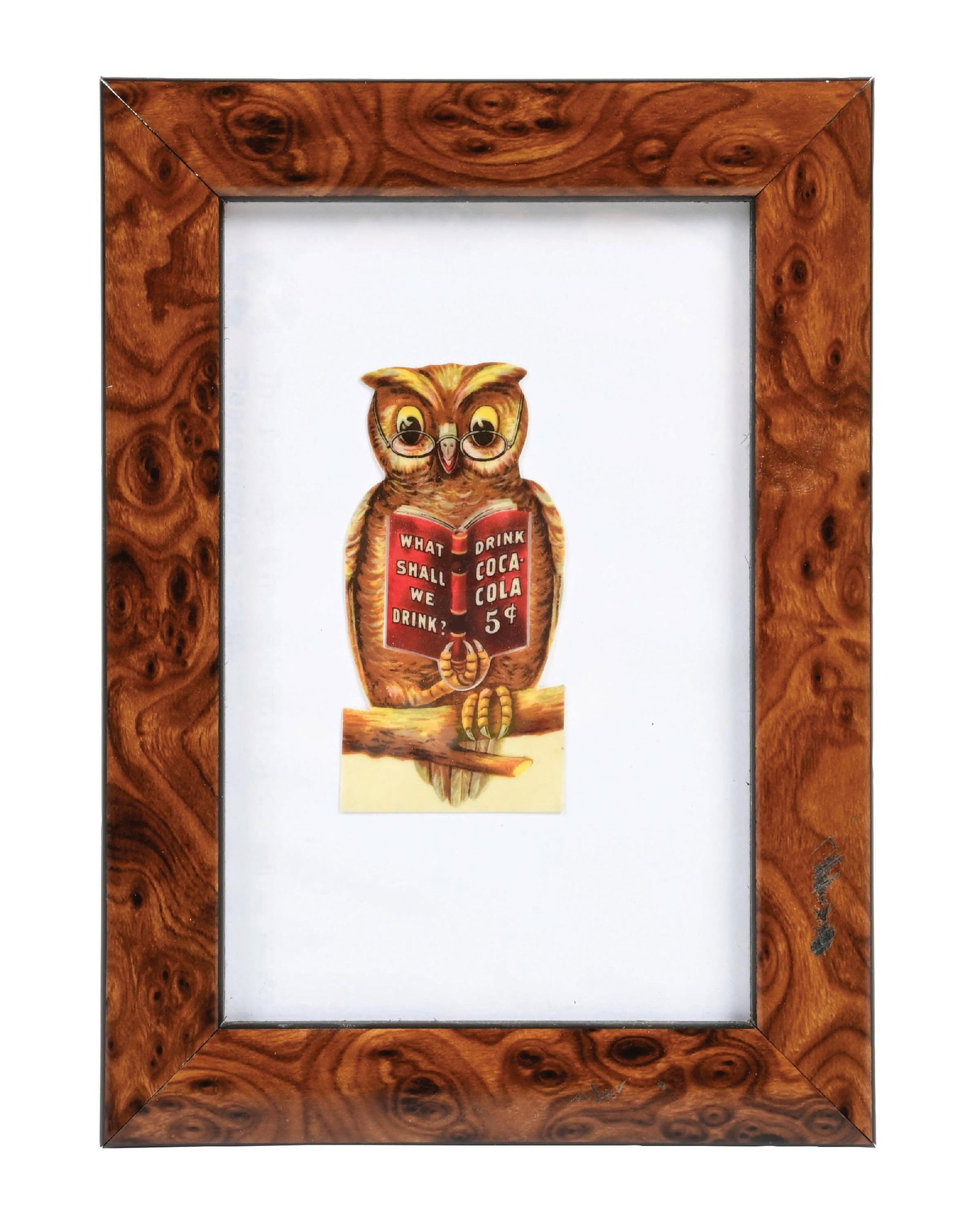 1908 COCA-COLA OWL BOOKMARK (1 of 3)