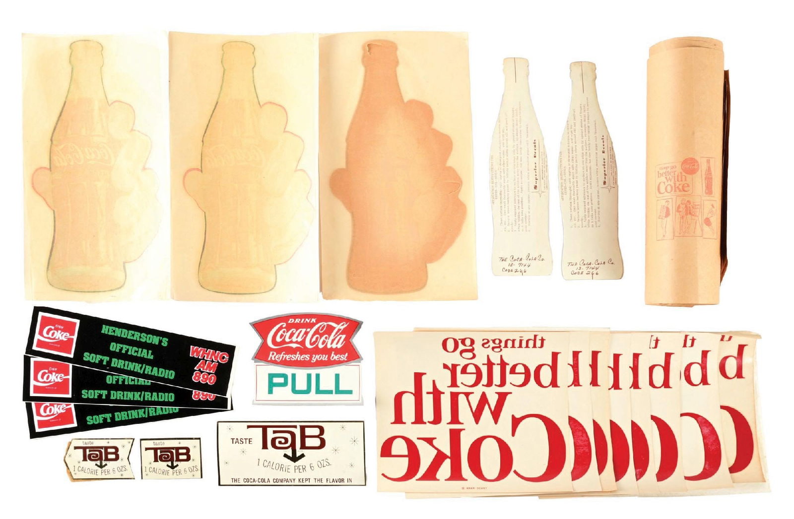 COLLECTION OF VARIOUS COCA-COLA EPHEMERA (1 of 3)