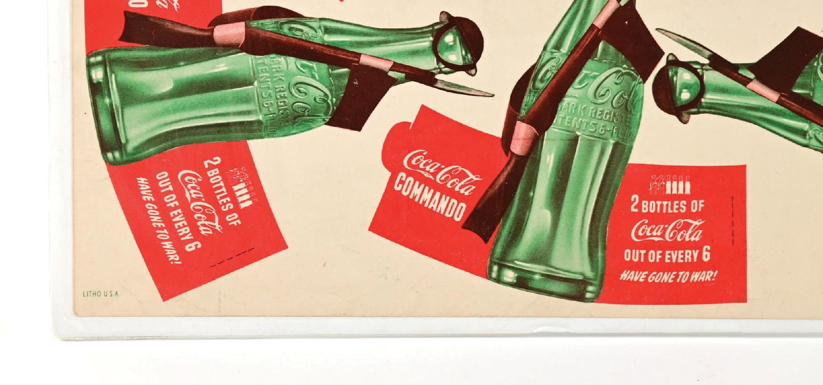 COCA-COLA COMMANDOS PAPER TOY SHEET - 3