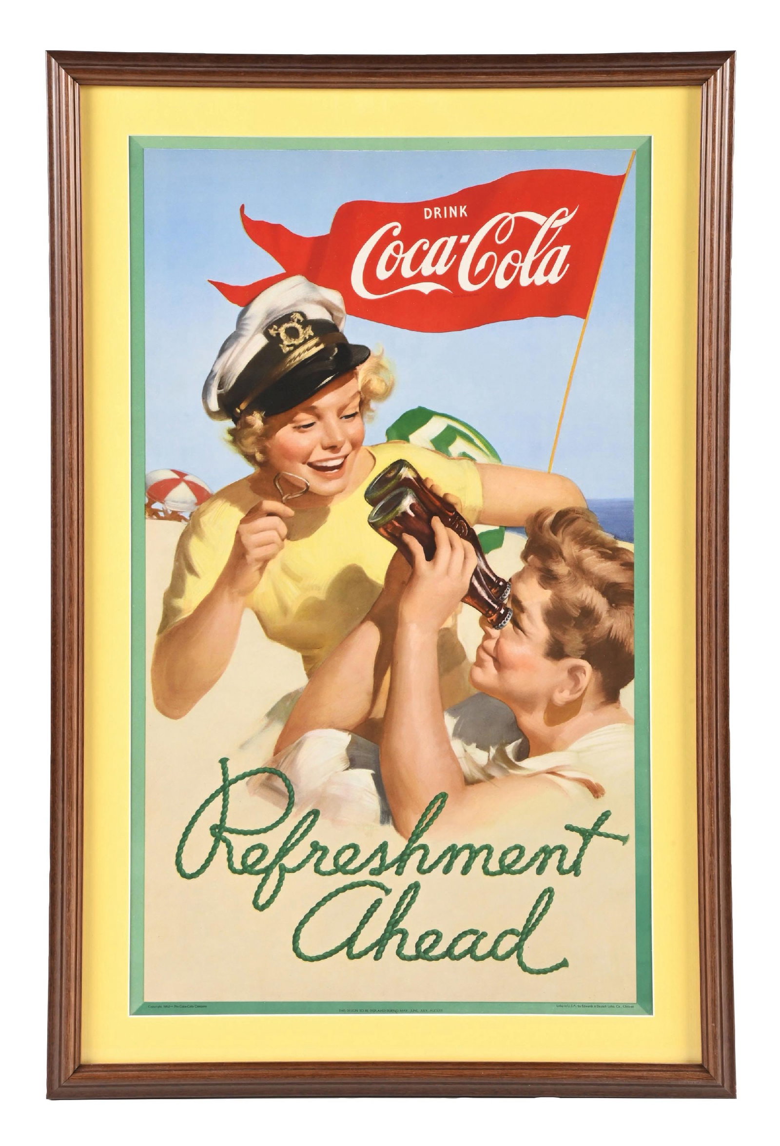 COCA-COLA BOTTLE "BINOCULARS" CARDBOARD SIGN (1 of 5)