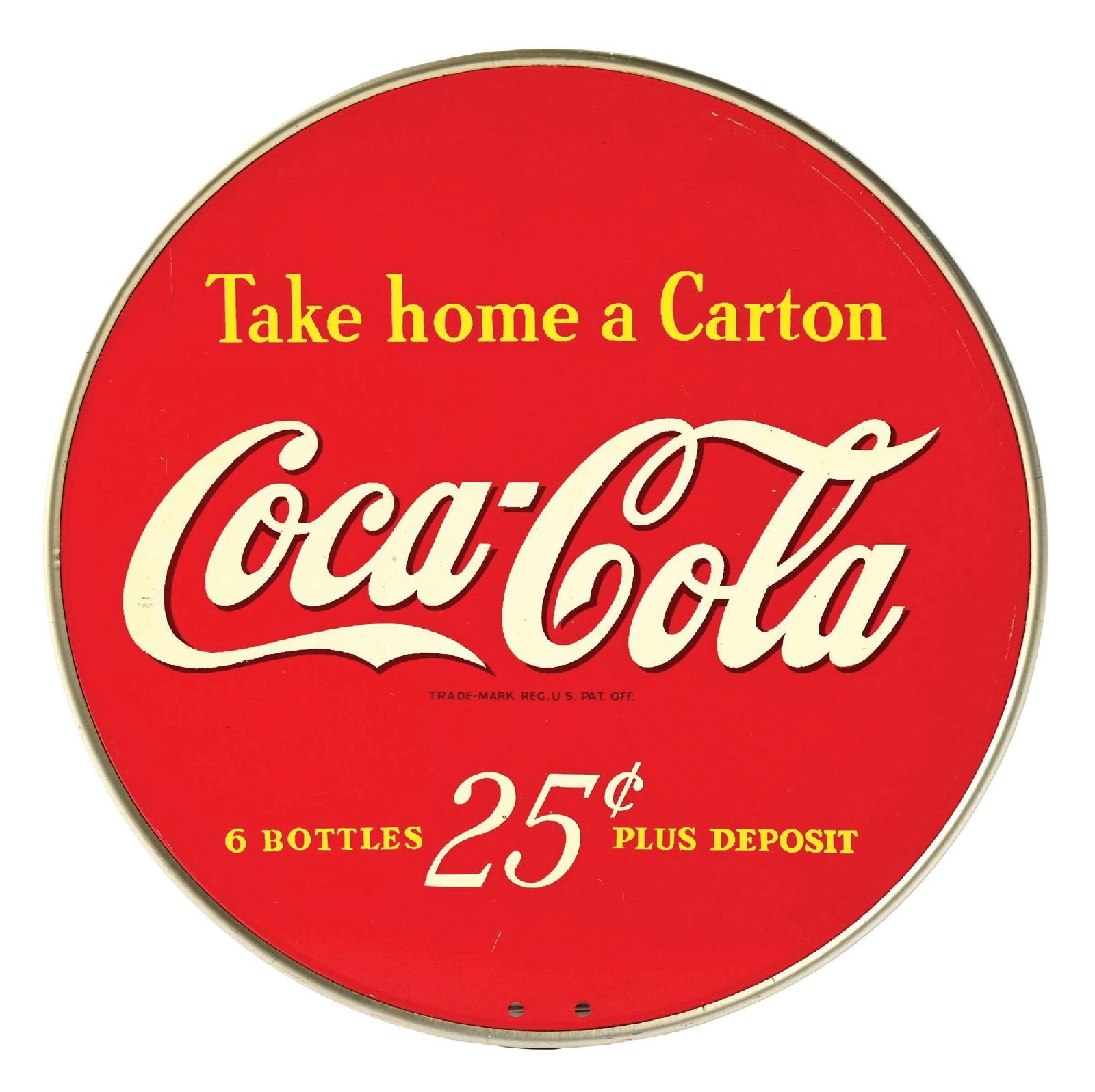 COCA-COLA CARTON RACK SIGN (1 of 2)