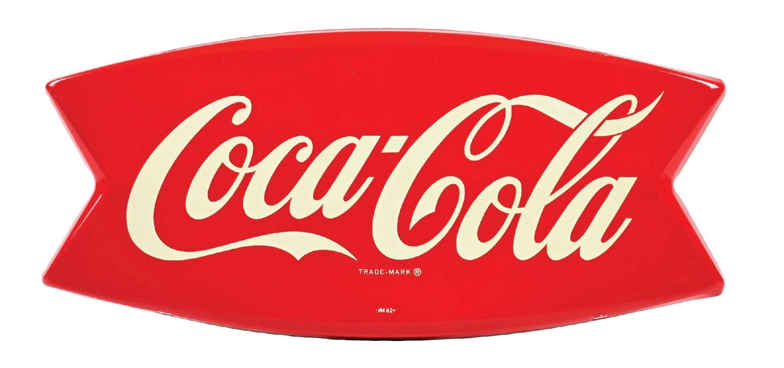 COCA-COLA CONVEX FISHTAIL SIGN (1 of 3)